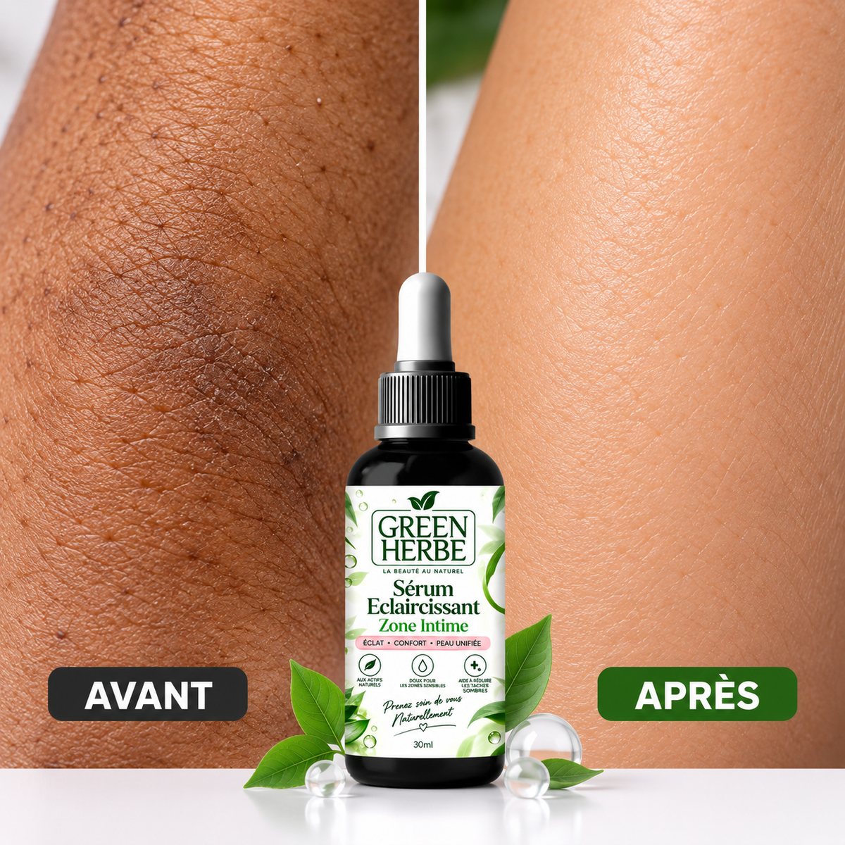 GREEN HERBE — SÉRUM ÉCLAIRCISSANT ZONE INTIME