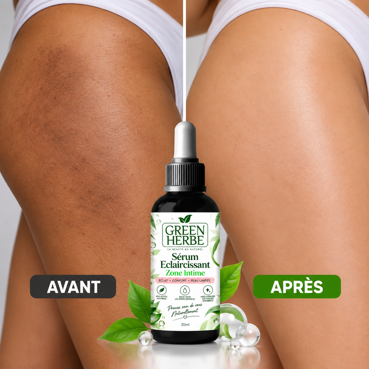 GREEN HERBE — SÉRUM ÉCLAIRCISSANT ZONE INTIME