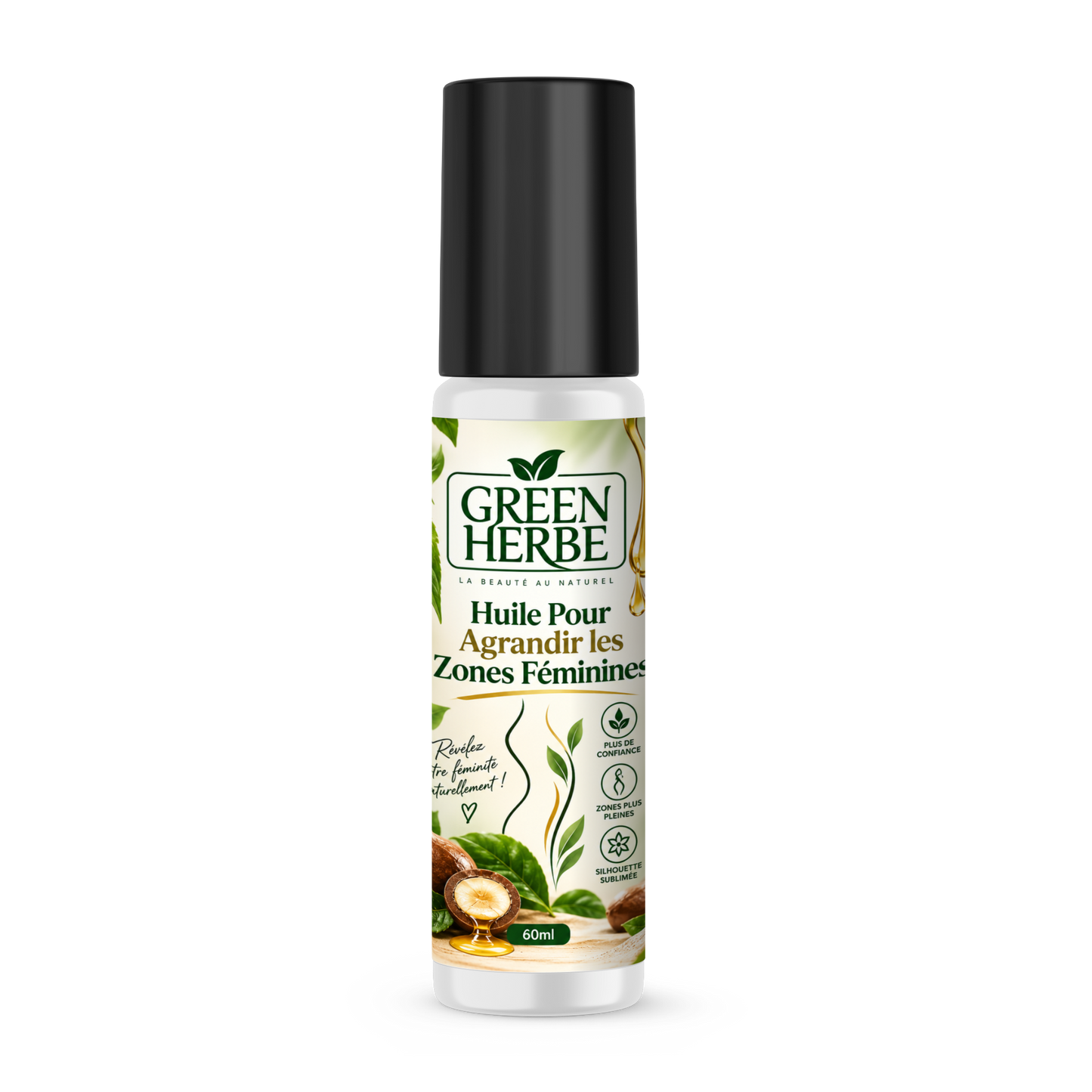 GREEN HERBE — HUILE POUR ZONES FÉMININES