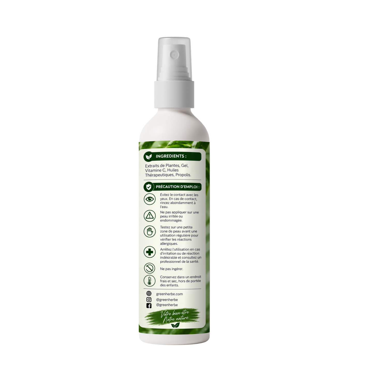 GREEN HERBE SPRAY DE SOIN INTIME